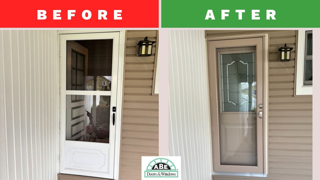 Gallery photos for Elegant Entry Door Transformation Elevates Curb Appeal: Image #1