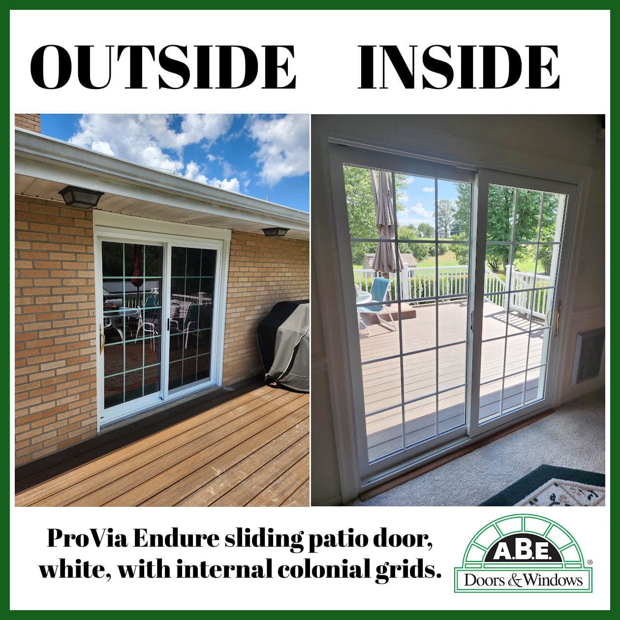 ProVia Endure Sliding Patio Door in Orefield PA image