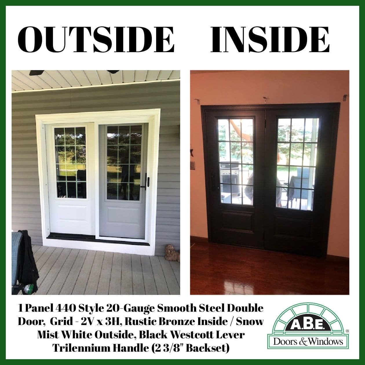 This Double Steel Door Looks Completely Different From Each Side image