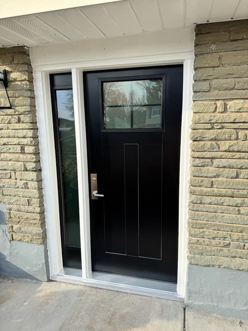 Enhanced Entryway with a ProVia Legacy Steel Door image